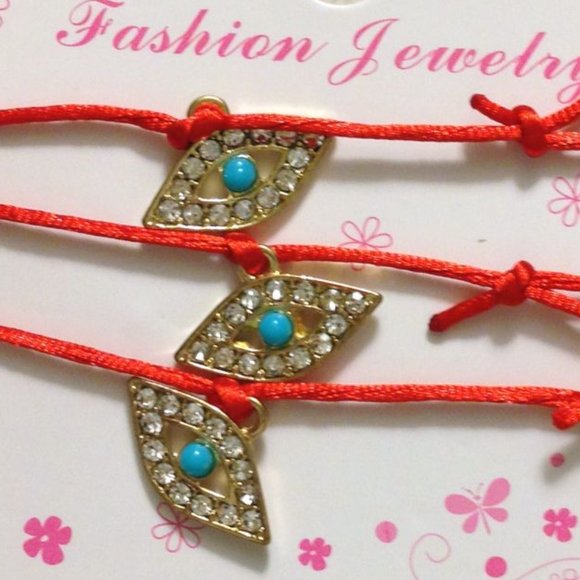 Hamsa Hand and Evil Eye Anklets / Bracelets - Picture 4 of 6